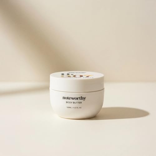 Noteworthy n,307 Sunlit Grove Body Butter ? Mandarin, Basil & Sandalwood | Ultra-Rich Hydrating Body Cream for Soft, Silky Skin | Luxurious Fast-Absorbing Moisturizer