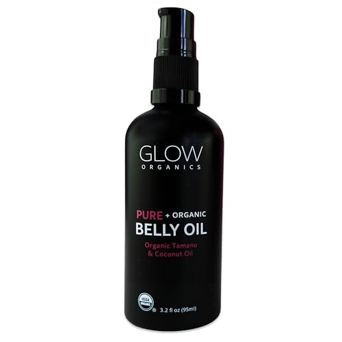 Pregnancy Belly Oil for Stretch Marks & Skin Hydration - Organic Maternity Skincare, 95ml