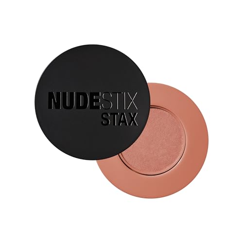 Nudestix STAX All Over Color Blush Balm Barely Nude - Multi-Use Cream Blush for Cheeks, Eyes & Lips