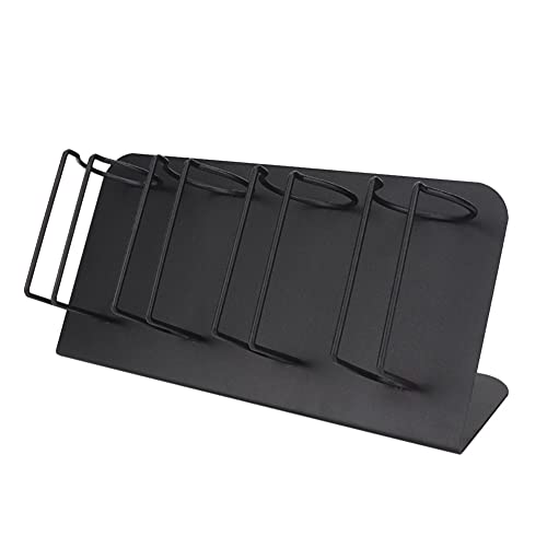 Hair Clipper Holder,Hair Clipper Rack, 4 Slots Stainless Steel Electric Hair Clipper Storage Rack Hair Cutter Trimmer Holder Stand Used for Salon Appliance Rack (Black)