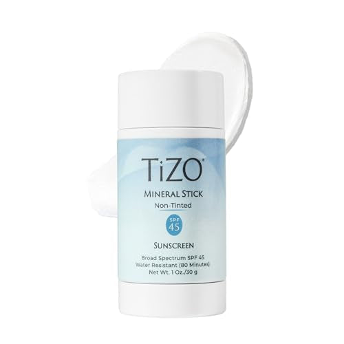 Mineral Sunscreen Stick SPF 45 Water Resistant Broad Spectrum UVA/UVB for All Skin Types