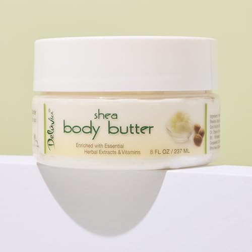 Shea Body Butter with Organic Rose Hip Lavender & Dead Sea Minerals - Moisturizing Cream