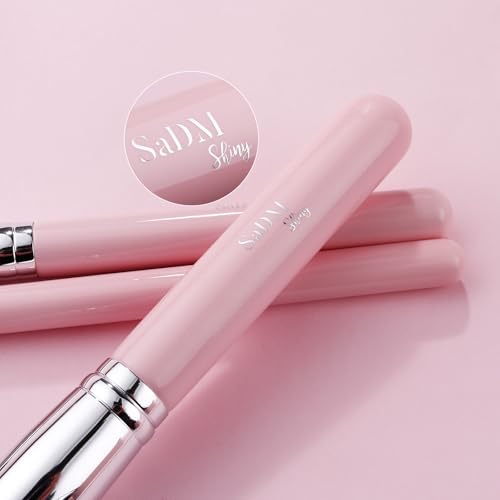 Makeup Brush Set (9 Pieces) - Includes Foundation, Powder, Concealers, Highlighter, Contour, Eye Shadows & Blush Brushes - Face & Eye Make Up Brushes with Synthetic Bristles - Leather Case Included