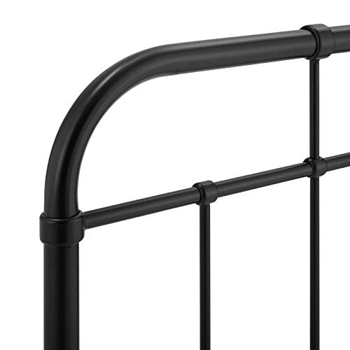 Modway Alessia Black Queen Headboard - Modern Farmhouse Metal Bed Frame