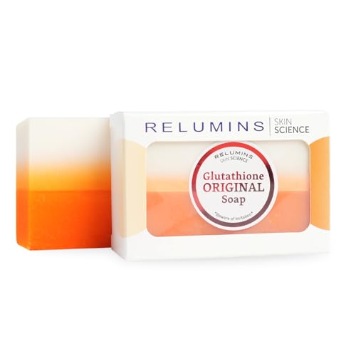 Relumins Glutathione Soap Bars - Deep Cleansing & Hydrating Soap for Smooth, Refreshed Skin Perfect this Valentines - Gentle Exfoliating Formula for Face & Body - 150g Bar