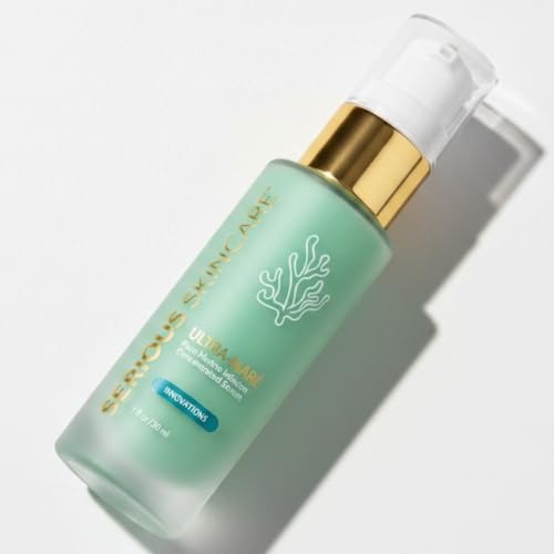 Serious Skincare Ultra-Mare Marine Infusion Facial Serum - Collagen, Cell Turnover, Plumper Skin, Niacinamide, 2 oz