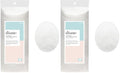 Diane Multi-Layer Cotton Ovals - 100 Count, Hypoallergenic Makeup & Nail Polish Remover Wipes - Pack of 2