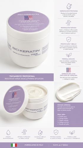 Moisture Repair Hair Mask - Nourishing Hair Treatment for Dry & Damaged Hair 16.9 Fl Oz
