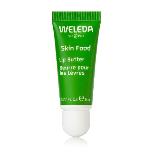Weleda Skin Food Body Butter 5 Fluid Ounce & Skin Food Lip Butter, 0.27 Ounce, Plant Rich Moisturizing Lip Care with Sunflower Seed Oil, Chamomile and Calendula
