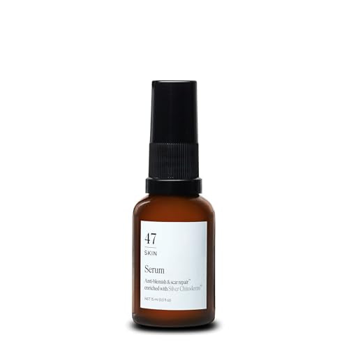 47 Skin Hydrating Face Serum with Silver Chitoderm - 0.5 Ounce for All Skin Types