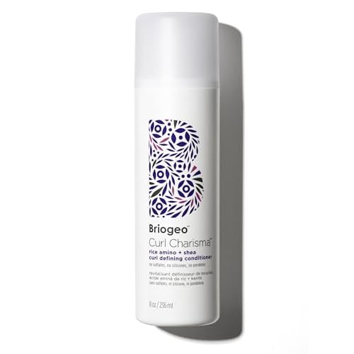 Briogeo Curl Charisma Rice Amino + Avocado Hydrating Conditioner, Define and Moisturize Wavy, Curly, and Coily Hair, Minimize Frizz, Sulfate-free, Vegan, Cruelty-Free