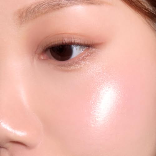 Amuse Seoul Pink Diamond Face Highlighter - Jelly Powder Glow for Radiant Skin