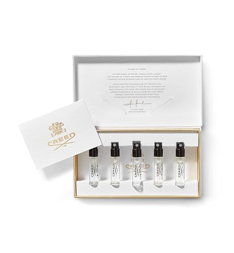 Creed Men’s Fragrance Sample Set - 5 Mini Perfumes 1.7ML Each, Classic Scents