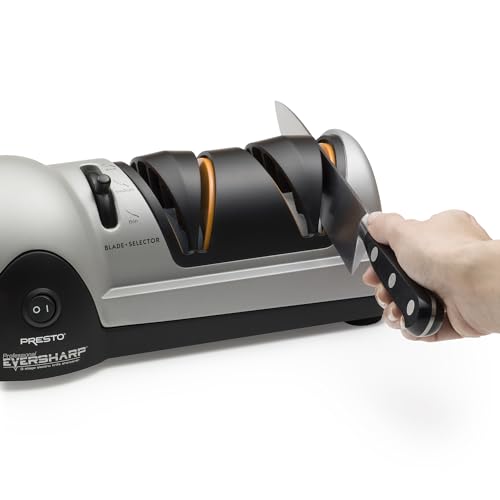 Electric Knife Sharpener - 3-Stage Professional Sharpening System - One Size