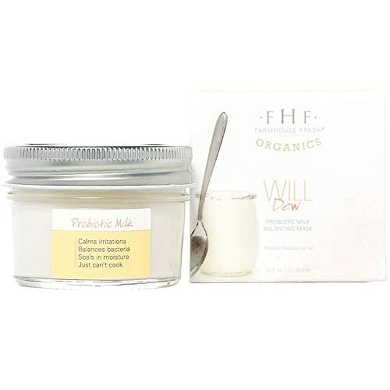 FarmHouse Fresh Will Dew Probiotic Milk Balancing Mask, 3.2 Fl Oz