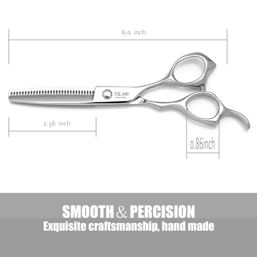 Professional Hair Thinning Shears 6 Inch Stainless Steel Texturizing Scissors