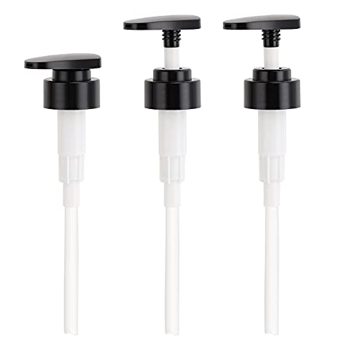 Refillable Shampoo Bottles for Shower & 3pcs Replaceable Pump Heads,Segbeauty 3pcs 16.9oz/500ml Shampoo Dispenser Bottles Plastic Shampoo Bottle, Refillable Lotion Dispenser for Hotel Bathroom