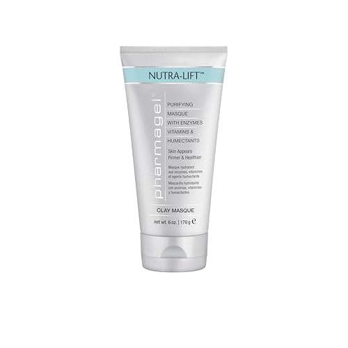 Pharmagel Nutra-Lift Facial Masque | Hydrating, Lifting, and Radiating Clay Mask | Facial Moisturizer - 6 oz.