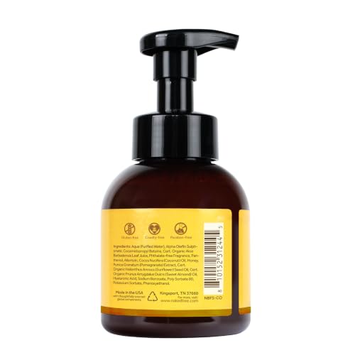 The Naked Bee Coconut & Honey Foam Hand Soap (12 oz) Mild Cleanser
