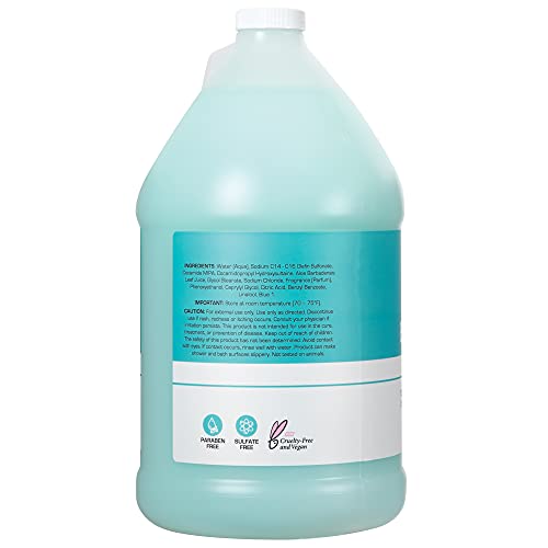 Ginger Lily Farms Club & Fitness Body Wash + Shampoo + Conditioner Bundle, Ocean Breeze, 1 Gallon Each