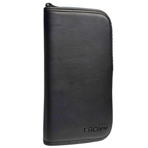 Professional Shear and Tool Case for Stylists and Barbers, Black, 8-Pocket