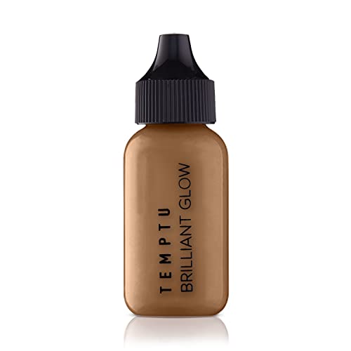 TEMPTU Brilliant Glow Illuminating Primer & Skin Perfector: Hydrating Formula, Natural-Looking, Luminous Glow, Primes & Perfects Complexion, Available In 2 Shades