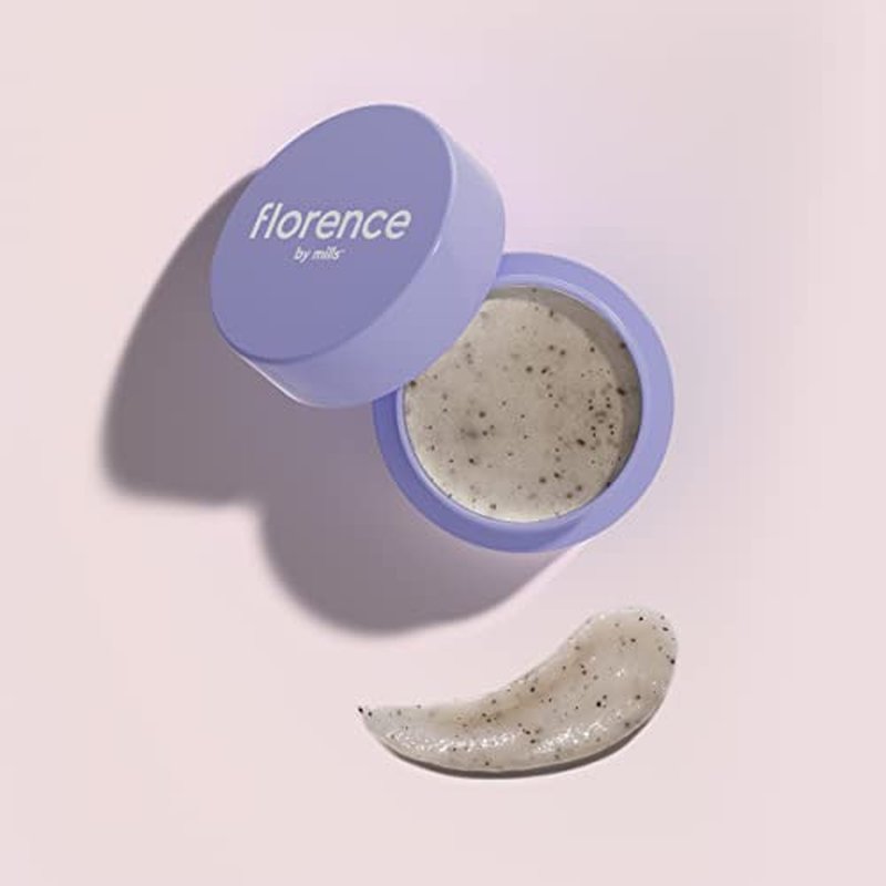florence by mills Pout Party Coffee Lip Scrub, 0.52 oz/ 15g