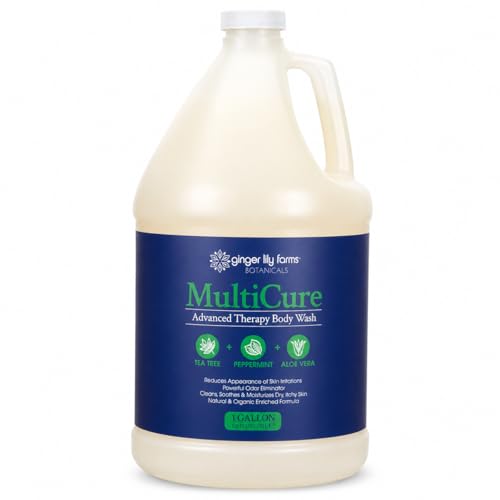 128oz MultiCure Advanced Therapy Body Wash with Tea Tree & Aloe - Ginger Lily Farms