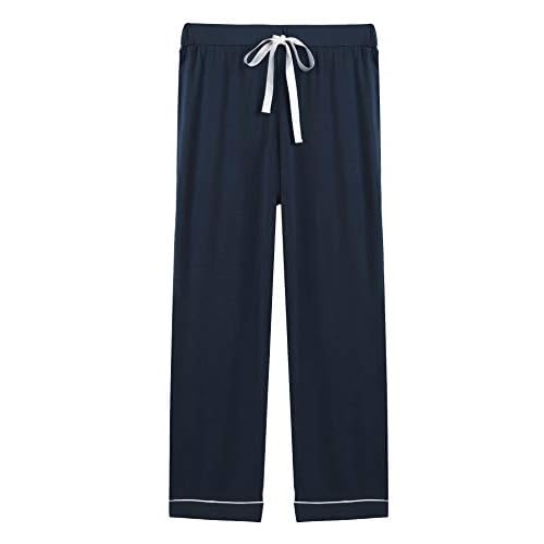 Joyaria Womens Bamboo Viscose Pajama Sets Long Sleeve Button Down Cooling Sleepwear Soft Comfortable Pj Pants Set for Women