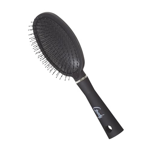 Goody Detangle It Oval Hair Brush - Black, Custom Style Detangler Brush with Flexible Bristles, Use as a Detangling Brush or Styling Hair Brush to Tackle Tangles & Knots, Brush for Fine Hair