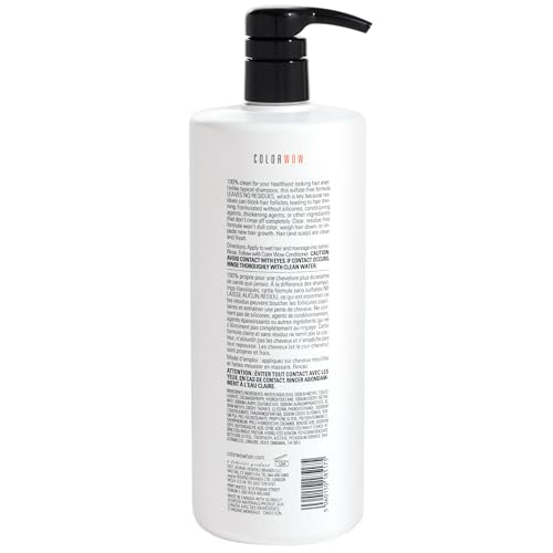 Color Wow Color Security Sulfate-Free Shampoo - 32 Fl Oz, Residue-Free Hair Care