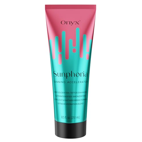 Onyx Sunphoria Bronzer-Free Indoor Tanning Bed Lotion - Deep, Natural Tan Accelerant