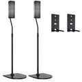 Adjustable Bose Speaker Floor Stand with OmniJewel Bracket - Black, Pack of 2