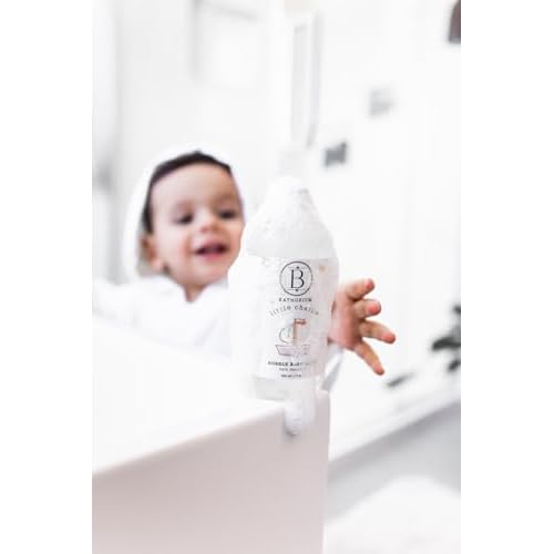 Bathorium Little Charlie Bubble Bath Milk, Gentle & Nourishing for Babies, Enriched with Coconut Milk & Oatmeal, Safe for Sensitive Skin, 8 fl.oz