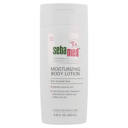 Sebamed Moisturizing Lotion pH 5.5 for Sensitive Skin Dermatologist Recommended Moisturizer 6.8 Fluid Ounces (200 Milliliters)