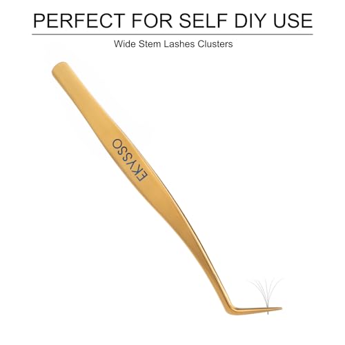 Lash Applicator Tools, 3-in-1 Cluster Eyelash Applicator Kit, Precision Lash Tweezers for Clusters & Strip Lashes, DIY Eyelash Cluster Tweezers Set