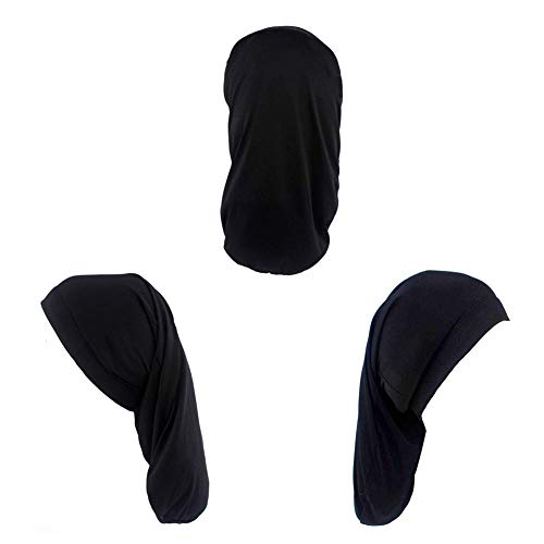 Unisex Spandex Braids & Dreadlocks Cap 3 Packed,Jumbo Satin Night Sleep Bonnet Hair Covers for Men Women