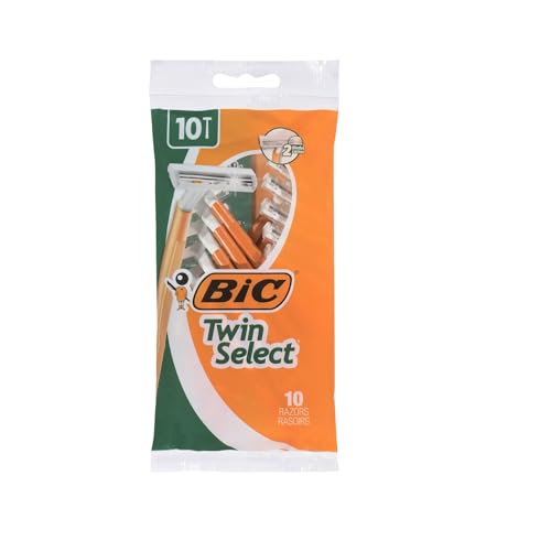 Bic Twin Select Mens Razors, 10 Count (Pack of 5)