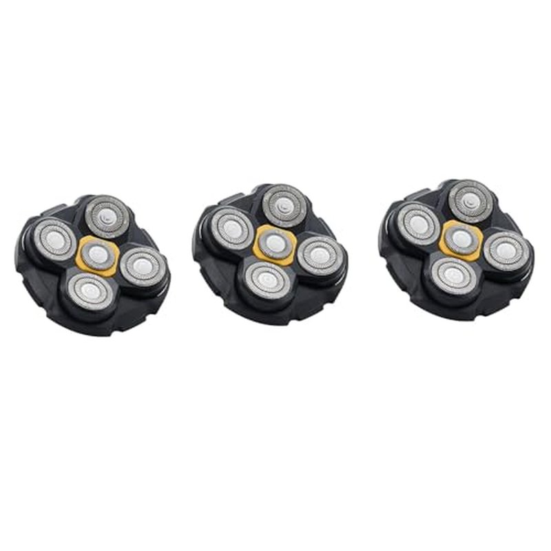 3PCS Shaver Replacement Blades Compatible with MicroTouch Titanium Head,Stainless Steel Material