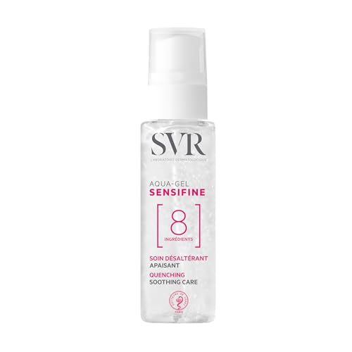 Sensitive Skin Moisturizer Gel with Aloe Vera - Hydrating Face Gel, 1.3 fl oz
