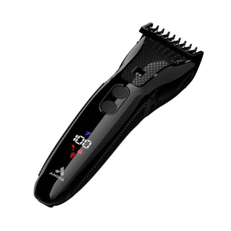 Andis Explorer Waterproof Beard & Body Trimmer: Precision Cutting, Advanced Features, and Long-Lasting Power, Lithium Ion Battery, 4 Function Display, Ceramic Cutter, Turbo Mode, Black, 562066