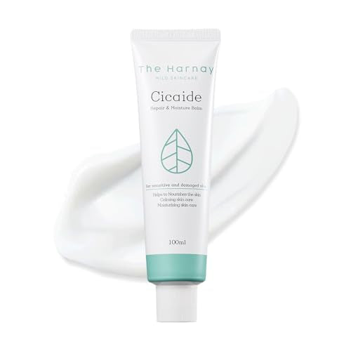 Cica & Ceramide Moisturizing Balm for Sensitive Skin - 3.53 oz Korean Face Cream