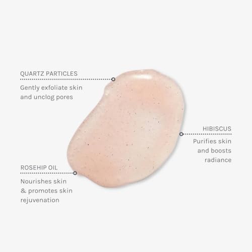 Evolve Organic Beauty - Natural Rose Quartz Facial Polish | Small-Batch, Vegan Clean Beauty (2 oz | 60 mL) Packaging May Vary
