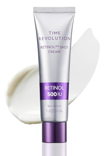 MISSHA Time Revolution Night Repair Retinol Cream 2.02 oz - Anti-Aging & Hydrating Night Face Moisturizer