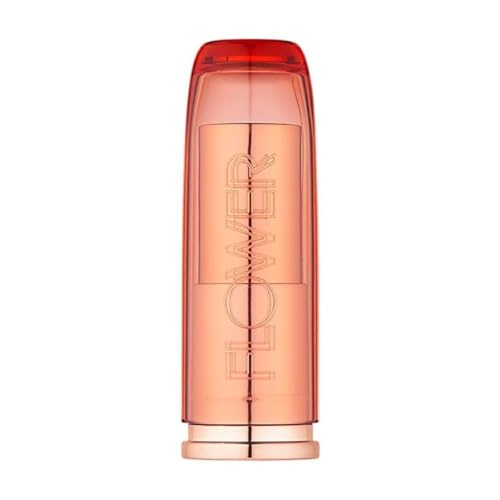 FLOWER BEAUTY By Drew Barrymore Perfect Pout Moisturizing Lipstick - Soothes Lips + Hydrates - Creamy Lip Tint + Natural Looking Shine + Buildable Color - Cruelty-Free + Vegan (Blossom)