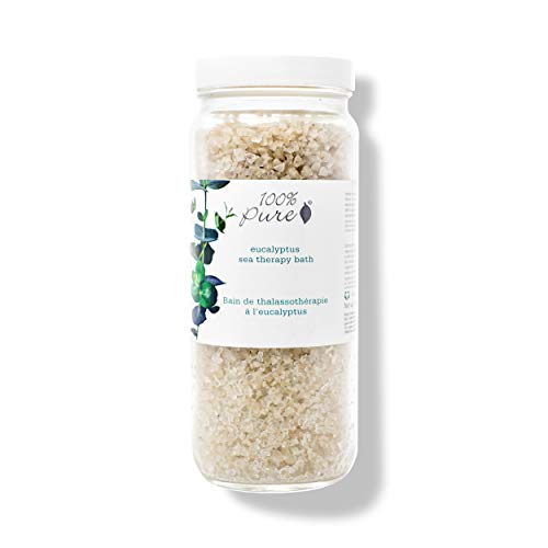 Eucalyptus Bath Salts - 15 oz Sea Mineral Soak for Relaxation & Skin Nourishment