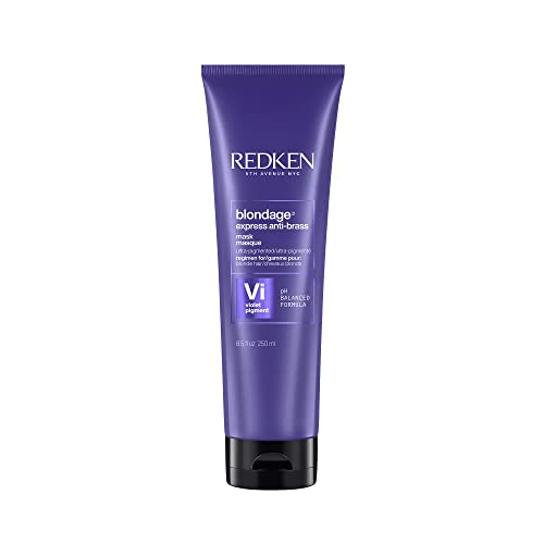 Redken Blondage Express Anti-Brass Purple Hair Mask - 8.5 Fl Oz