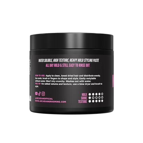 Men's Matte Hair Clay with Strong Hold & Natural Finish - Vegan 4oz