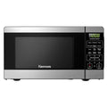 Stainless Steel Countertop Microwave 0.7 Cu Ft 700W with 6 Auto Presets & Child Lock