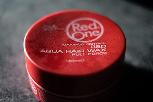 Maximum Control Red Aqua Hair Wax 150ml - Pack of 4, High Shine & Long Lasting